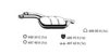 MERCE 1244919801 Middle Silencer